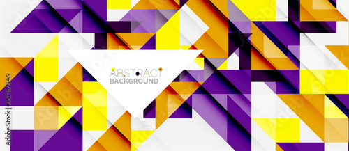 Triangle pattern design background