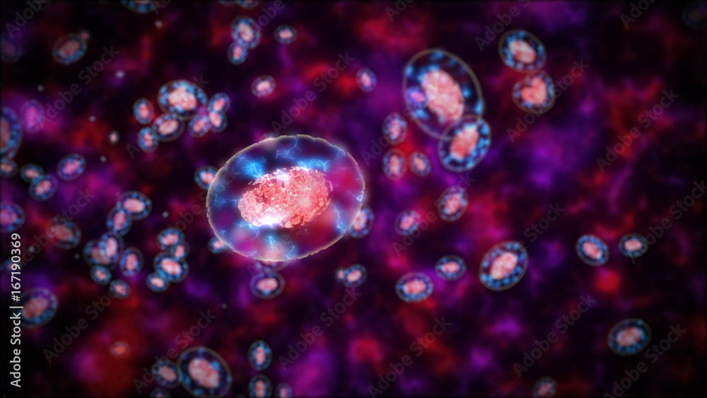 Abstract Cells or bacterias or germs Abstract Cells or bacterias or germs