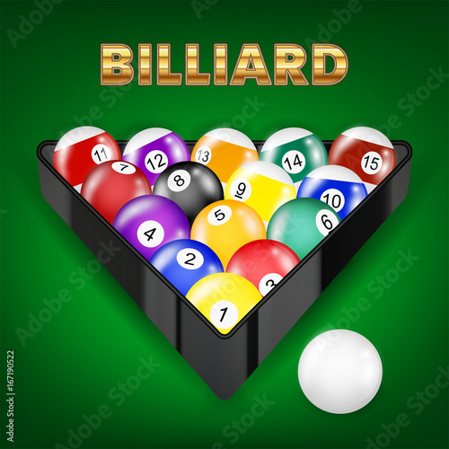 set of all billiard balls in triangle