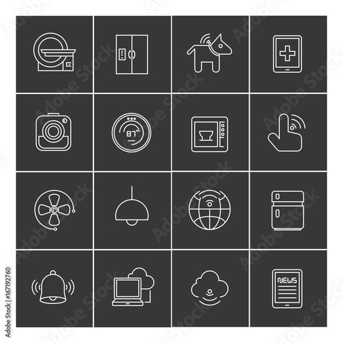 smart home and smart device icons