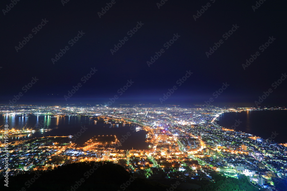 Fototapeta premium Hakodate night view