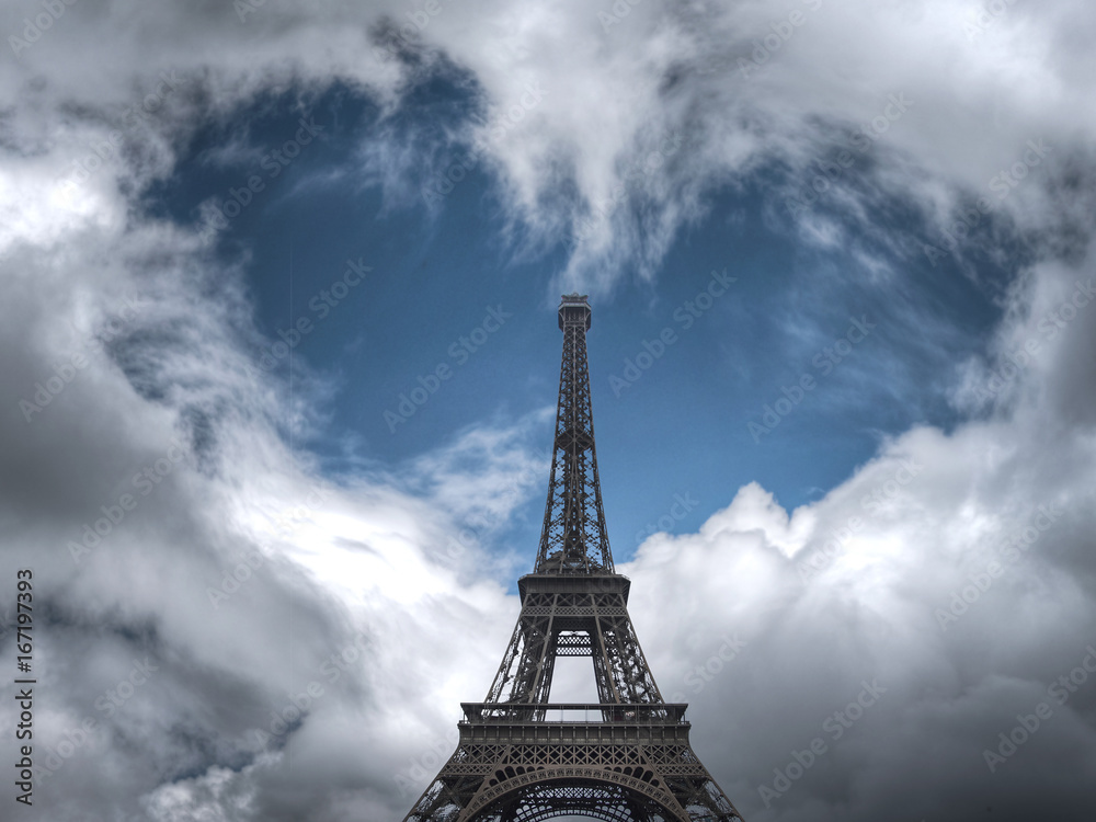 Eiffel Tower in the heart