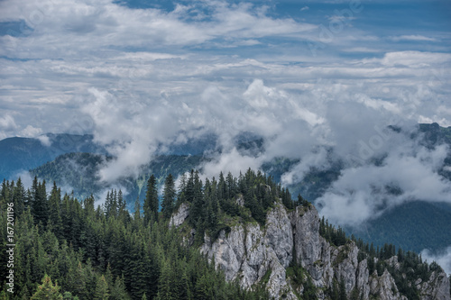 The mountains of Alps in Bavaria, Germany