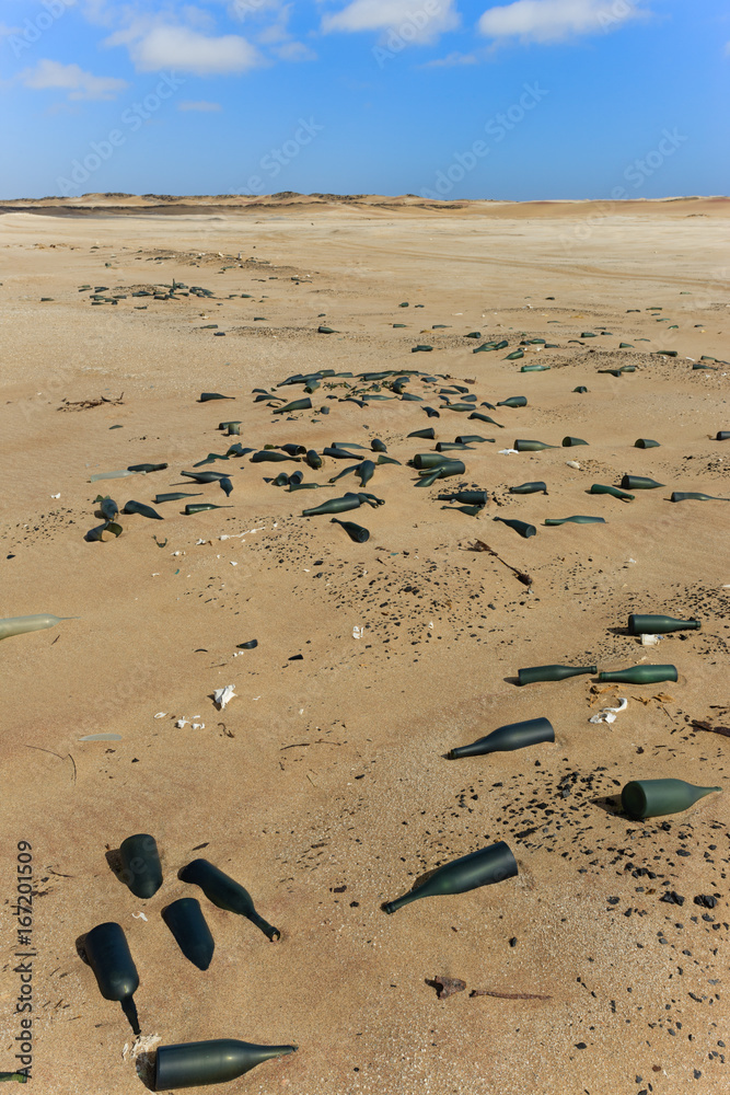 Fototapeta premium Ghost towns in 1st Diamond area - Skeleton Coast - Namibia