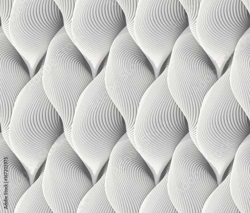 Abstract curved lines backg...