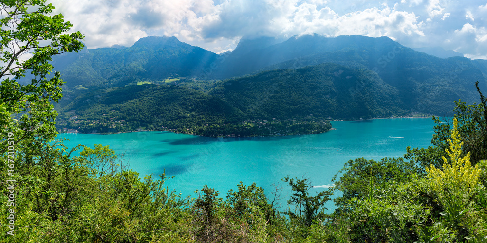 View of the Annecy lake