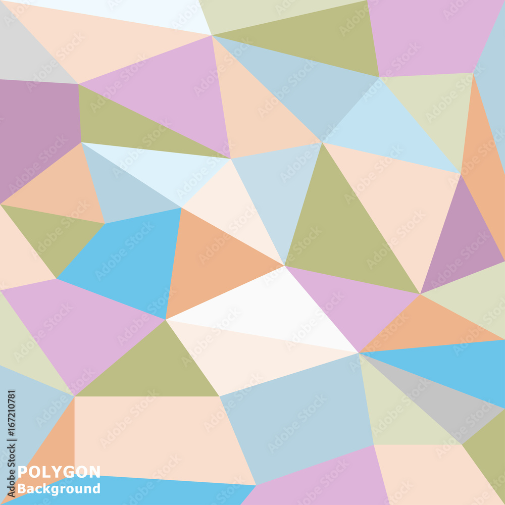 Fototapeta premium Colorful Low Poly Abstrat Backdrop.