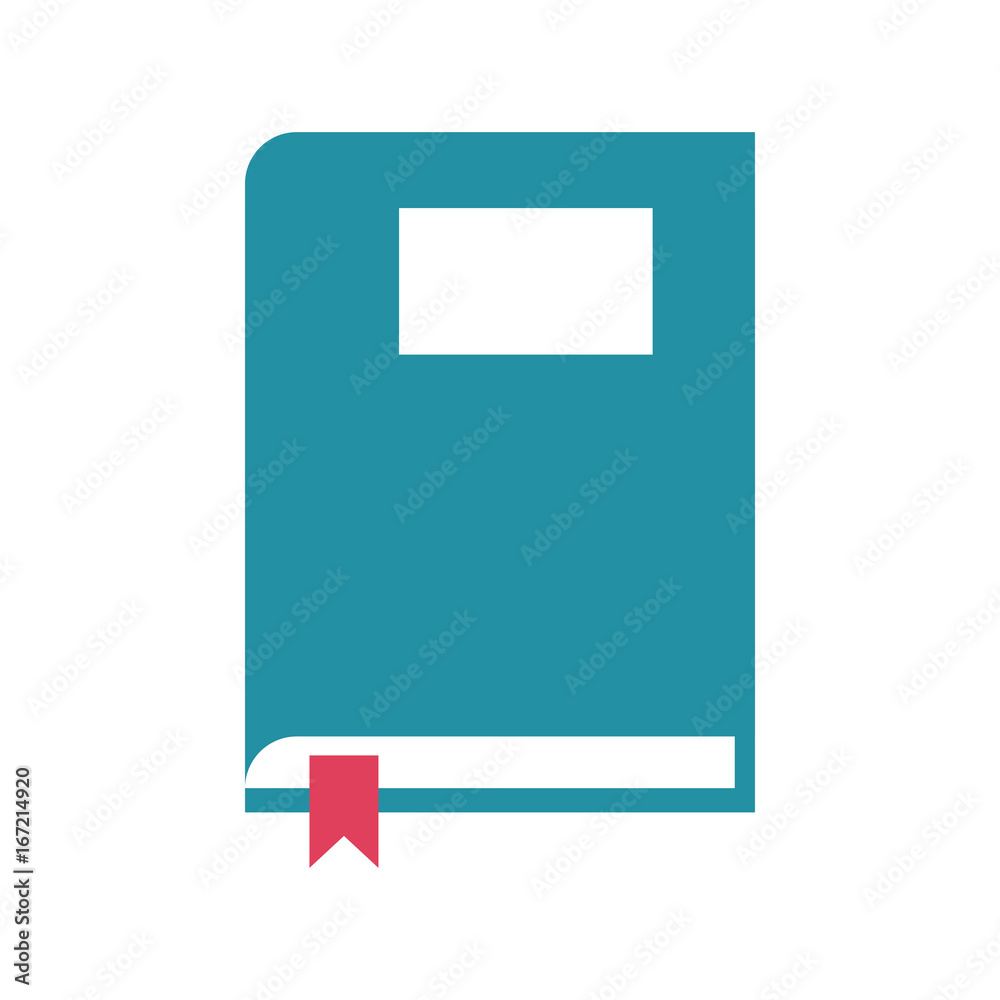 closed book with blank label icon image closed book with blank label icon image
