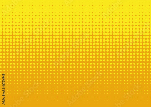 Halftone background. Comic dotted pattern. Pop art retro style. Backdrop with circles, rounds, dots, design element for web banners, posters, cards, wallpapers. Colorful Vector illustration