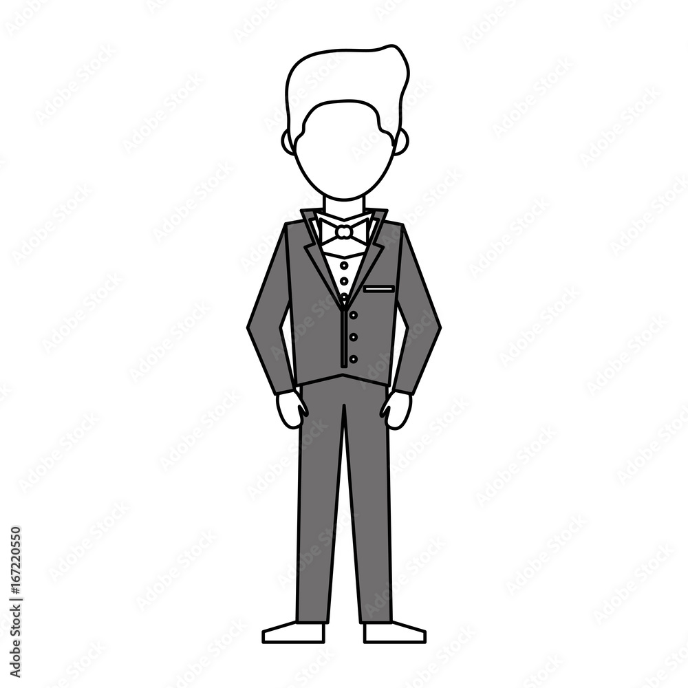 groom vector illustration