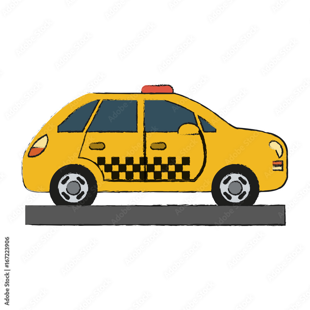 Fototapeta premium taxi vector illustration