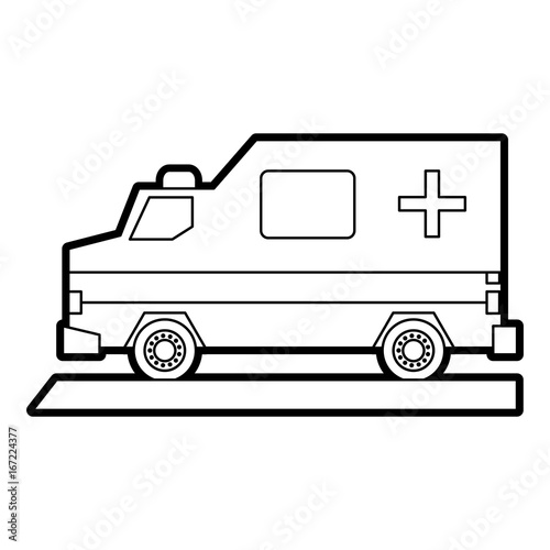 ambulance vector illustration