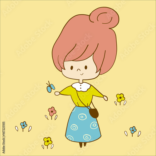 Cute cartoon doodle