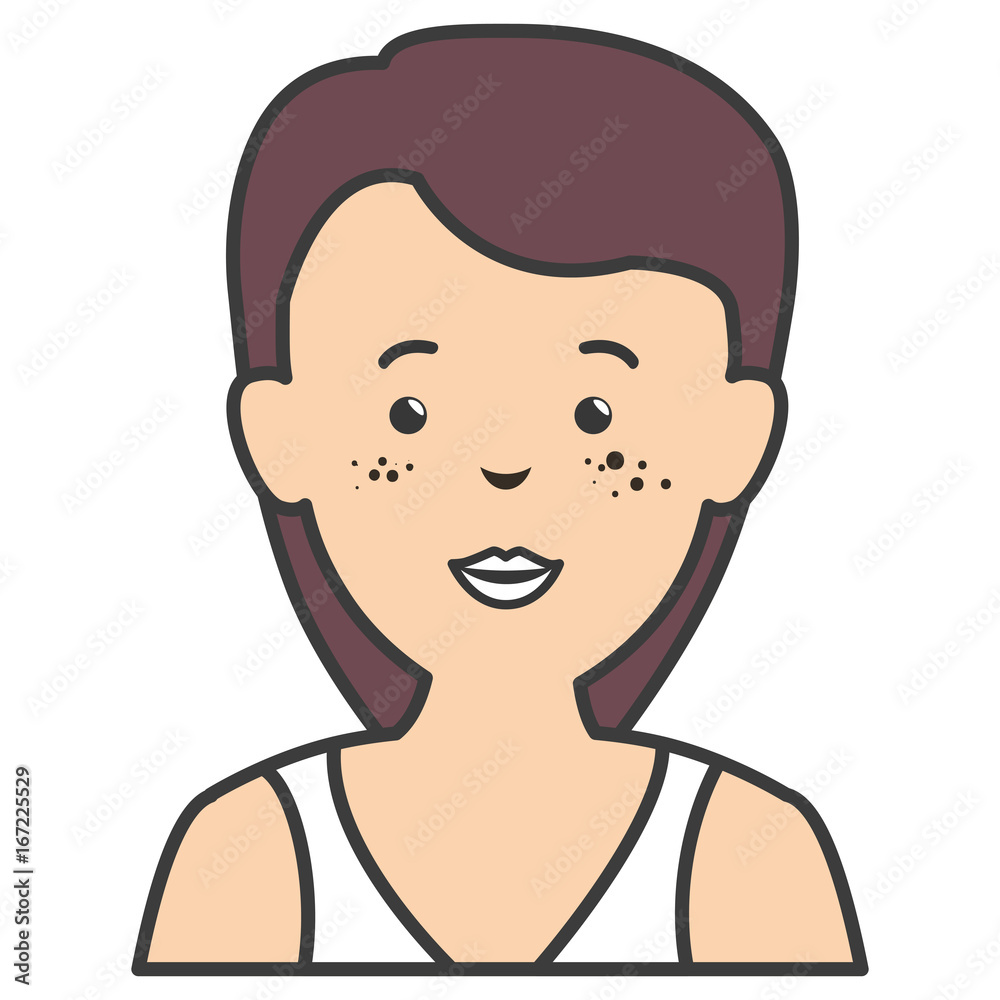 beautiful businesswoman avatar character