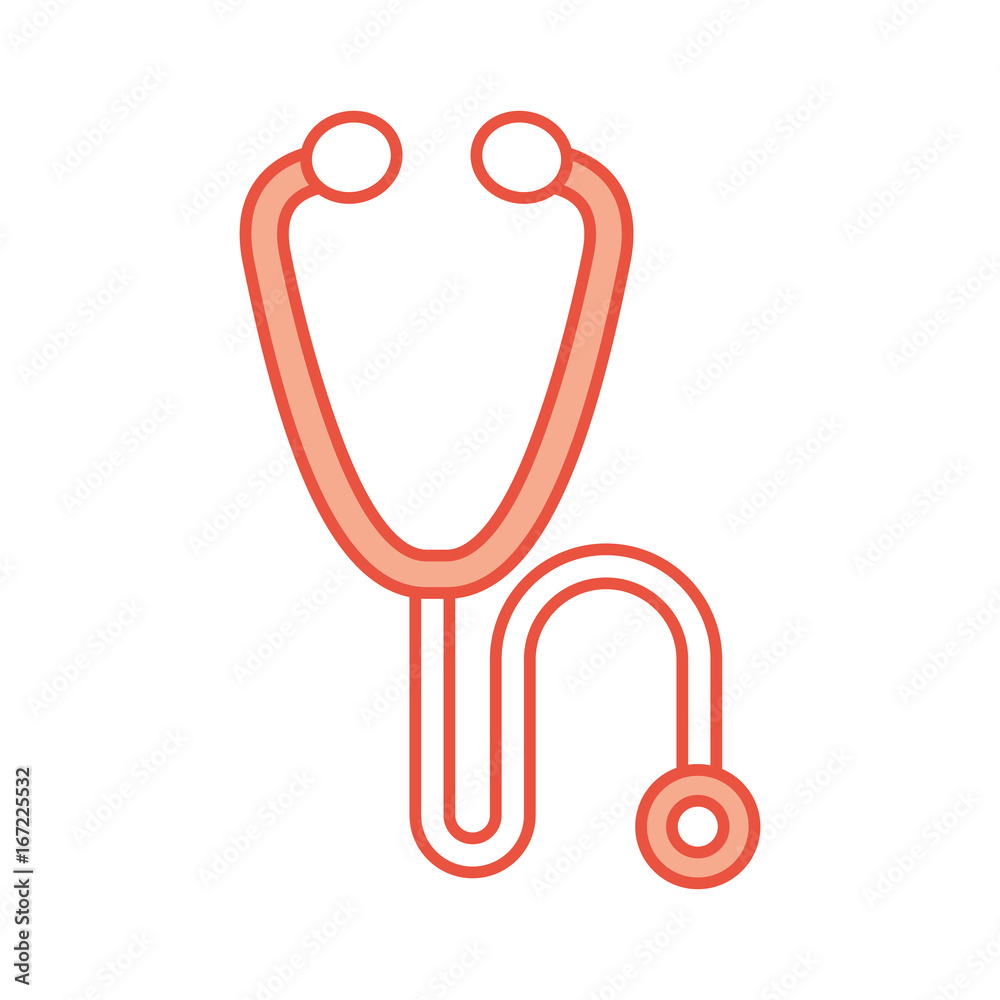 medical stethoscope isolated icon vector illustration design