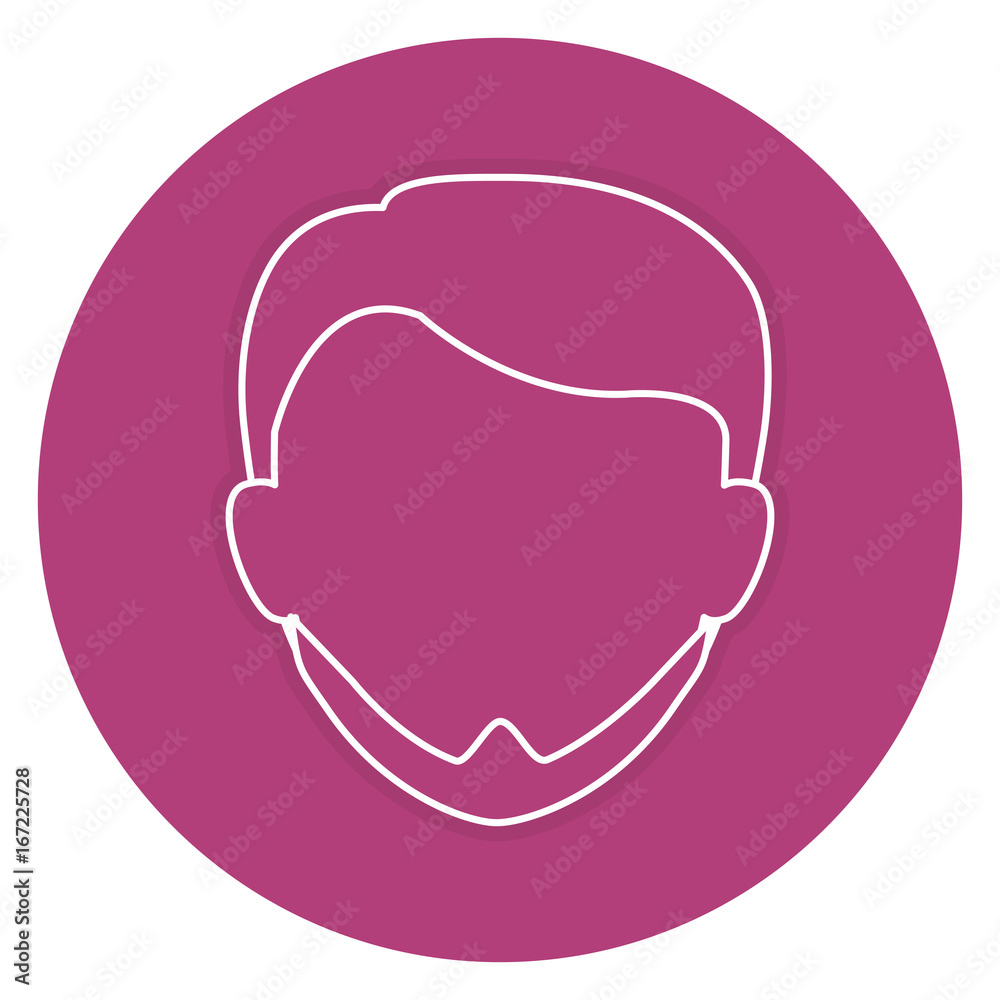young man head avatar character young man head avatar character