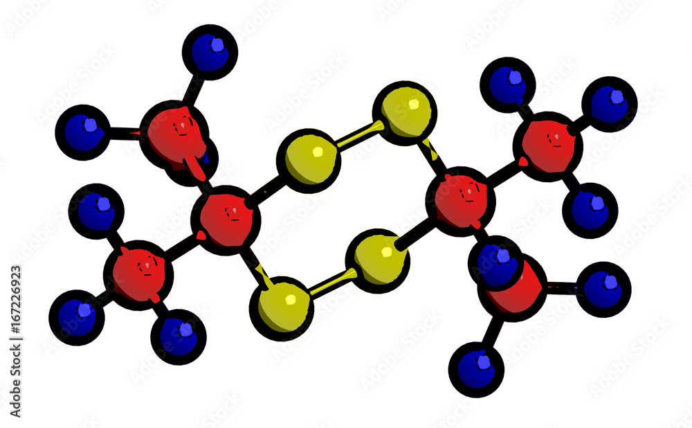 Molecular structure of acetone peroxide (dimer) Stock Illustration | Adobe  Stock