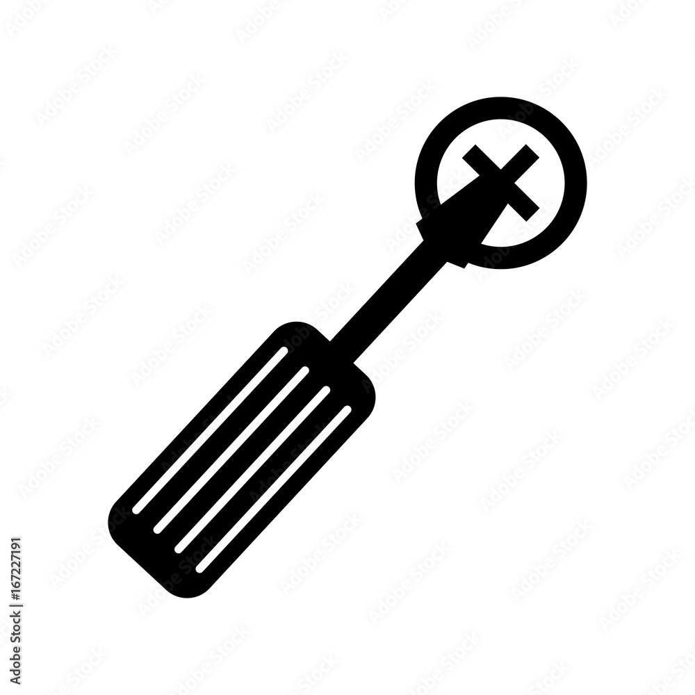 screwdriver tool with screw vector illustration design screwdriver tool with screw vector illustration design