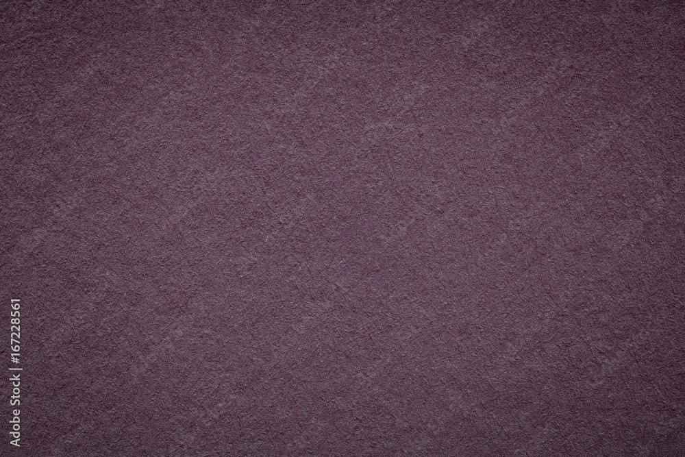 Fototapeta premium Texture of old dark wine paper background, closeup. Structure of dense purple cardboard