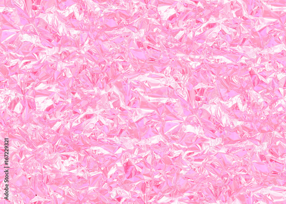 Frozen Ice Seamless Tileable HD Texture. Shiny leaf metal foil texture background. Bright brilliant festive glossy metallic look textured backdrop. Pink paper crumpled foil background. Frozen Ice Seamless Tileable HD Texture. Shiny leaf metal foil texture background. Bright brilliant festive glossy metallic look textured backdrop. Pink paper crumpled foil background.