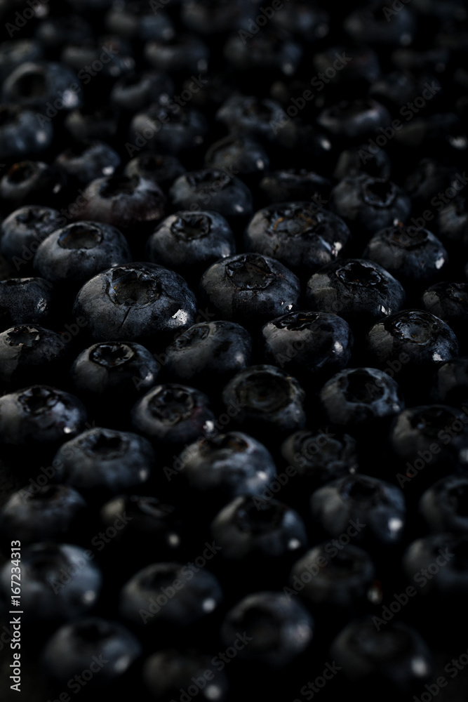 Fresh ripe blueberries pattern dark photo macro Fresh ripe blueberries pattern dark photo macro