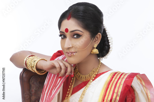 Portrait of Bengali woman 