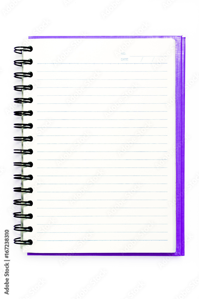 Notebook isolated on white background. Black notepad. Notebook isolated on white background. Black notepad.
