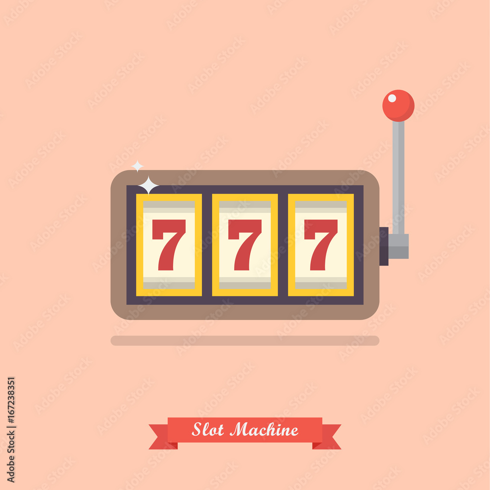 Naklejka premium Slot machine