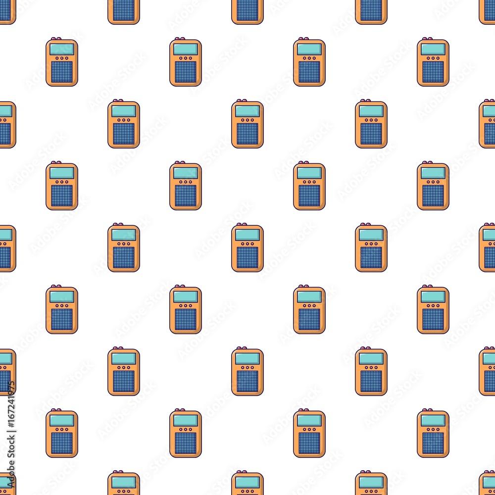 Portable radio pattern seamless Portable radio pattern seamless