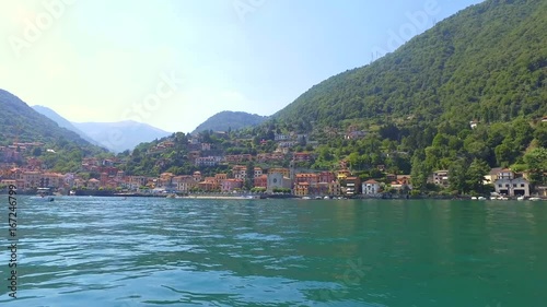 Argegno - Lago di Como (IT) - Vista del paese dal lago photo