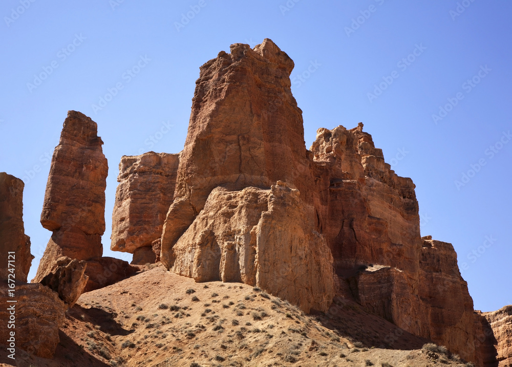Fototapeta premium National Park Sharyn Canyon (Valley of castles). Kazakhstan 