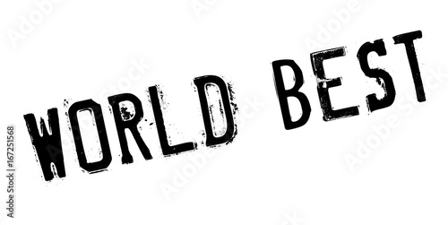 World Best rubber stamp. Grunge design with dust scratches. Effects can be easily removed for a clean, crisp look. Color is easily changed.