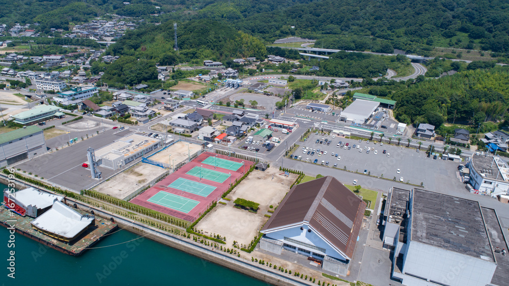 伯方島（しまなみ海道）　空撮