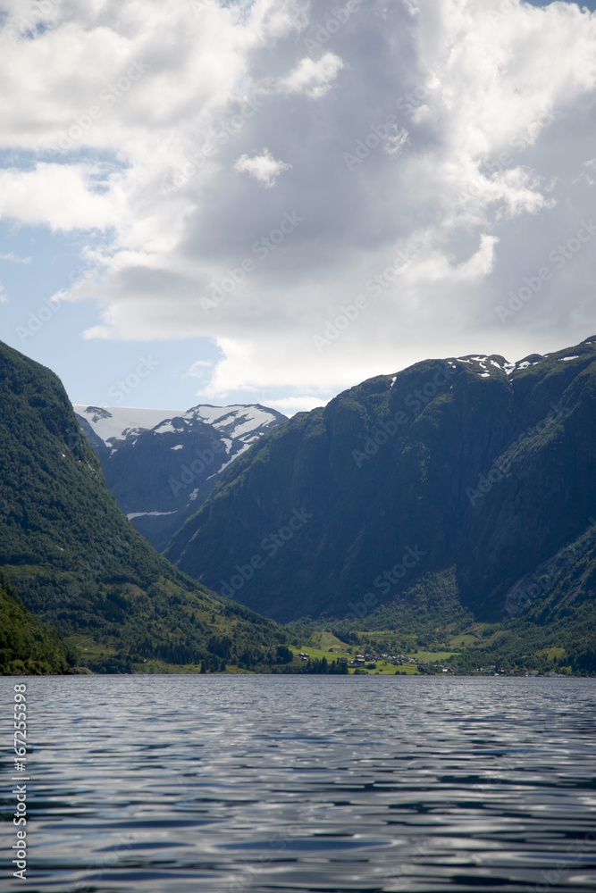 Mountain landscape in Norway