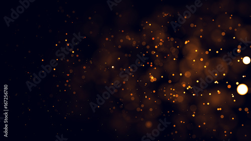 Gold abstract bokeh backgro...