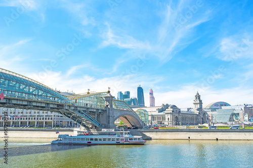 The pleasure boats in Moscow photo