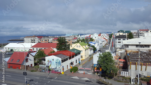 Islande, les maisons colorées de Reykjavik