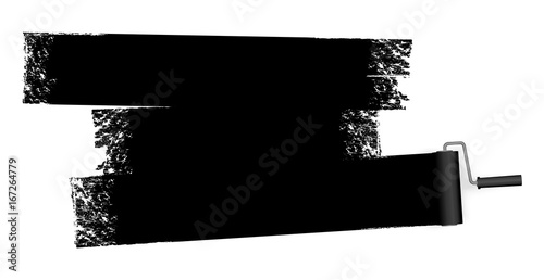 paint roller with marking