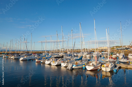 view of a marina in Trondheim