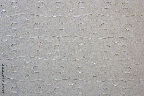 Gray paper jigsaw puzzle