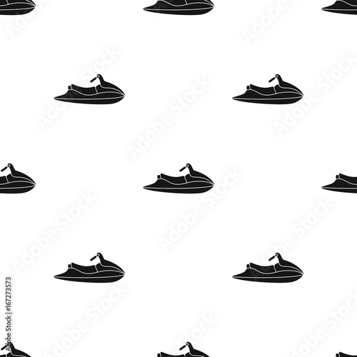 Water scooter for entertainment.Water transport for two people.Ship and water transport single icon in black style vector symbol stock illustration.