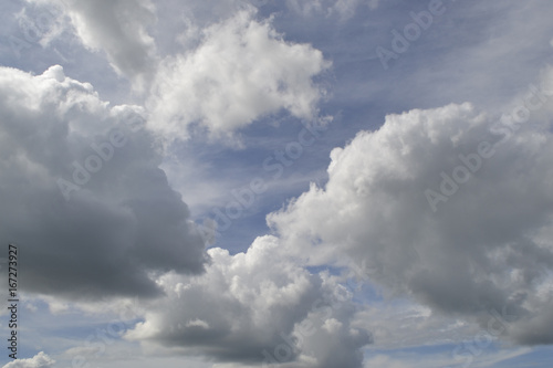 Fogography of clouds in the sky photo