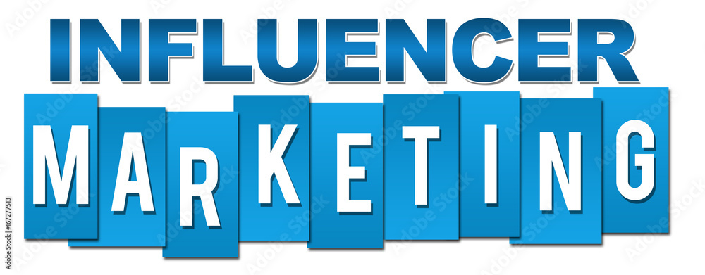 Influencer Marketing Blue Stripes 