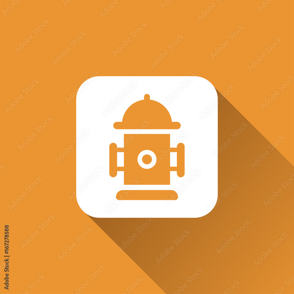 flat hydrant icon