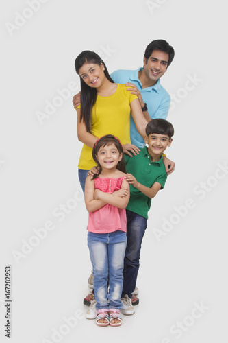 Portrait of family smiling © IndiaPix