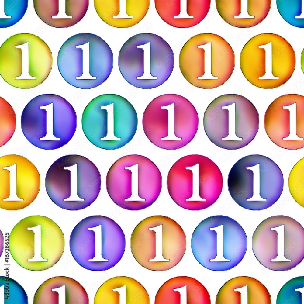 Seamless colorful texture first place medal Seamless colorful texture first place medal