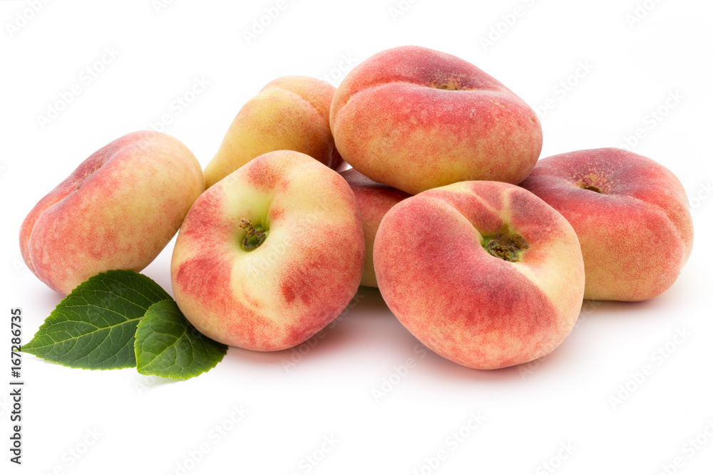 Peach. Fruit with isolated on white background. Peach. Fruit with isolated on white background.