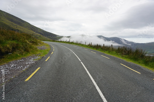 A road going through clouds, Wild Atlantic Way, Ireland