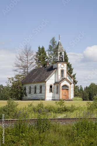 Old abandoned church in northern Ontario, Canada.