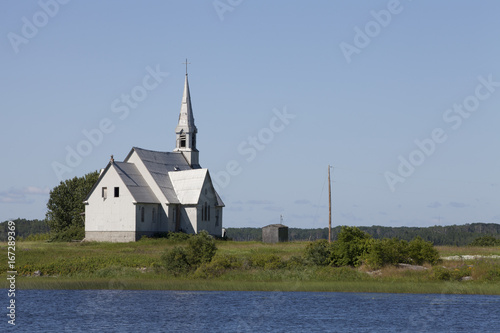 Old abandoned church in Longlac, northern Ontario, Canada.